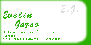 evelin gazso business card